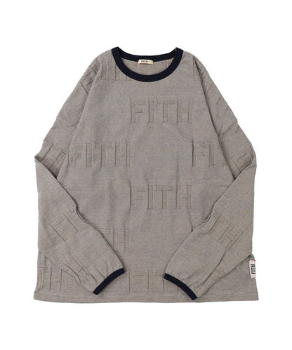 FITH Logo Jacquard L/S Tee(LADIES)