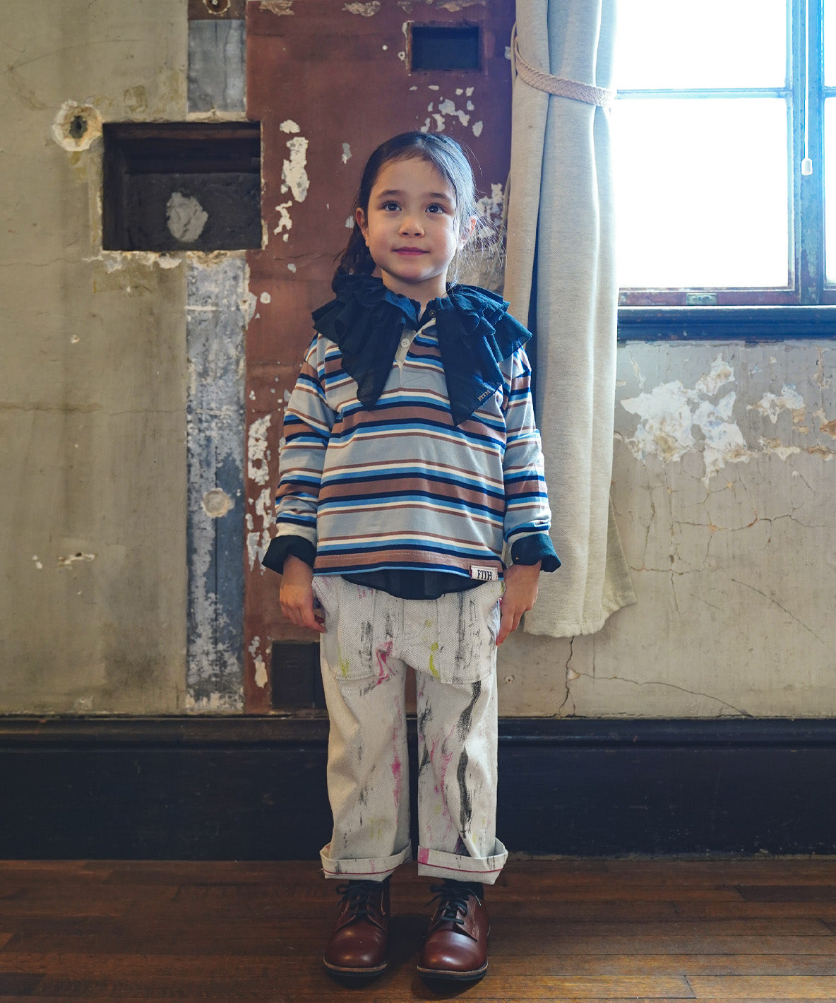 Striped Soft Cotton Jersey Tee