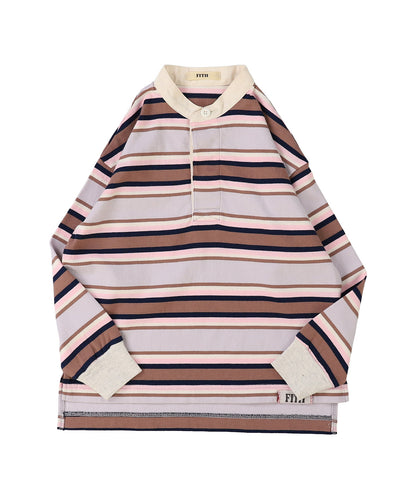Striped Soft Cotton Jersey Tee