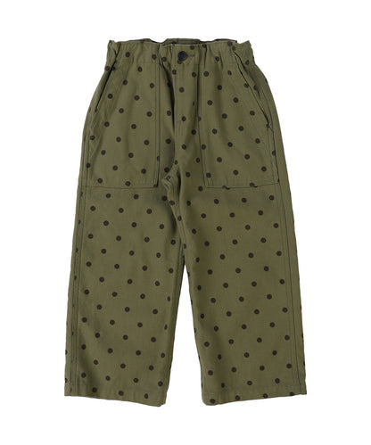 Dot Back Satin Pants