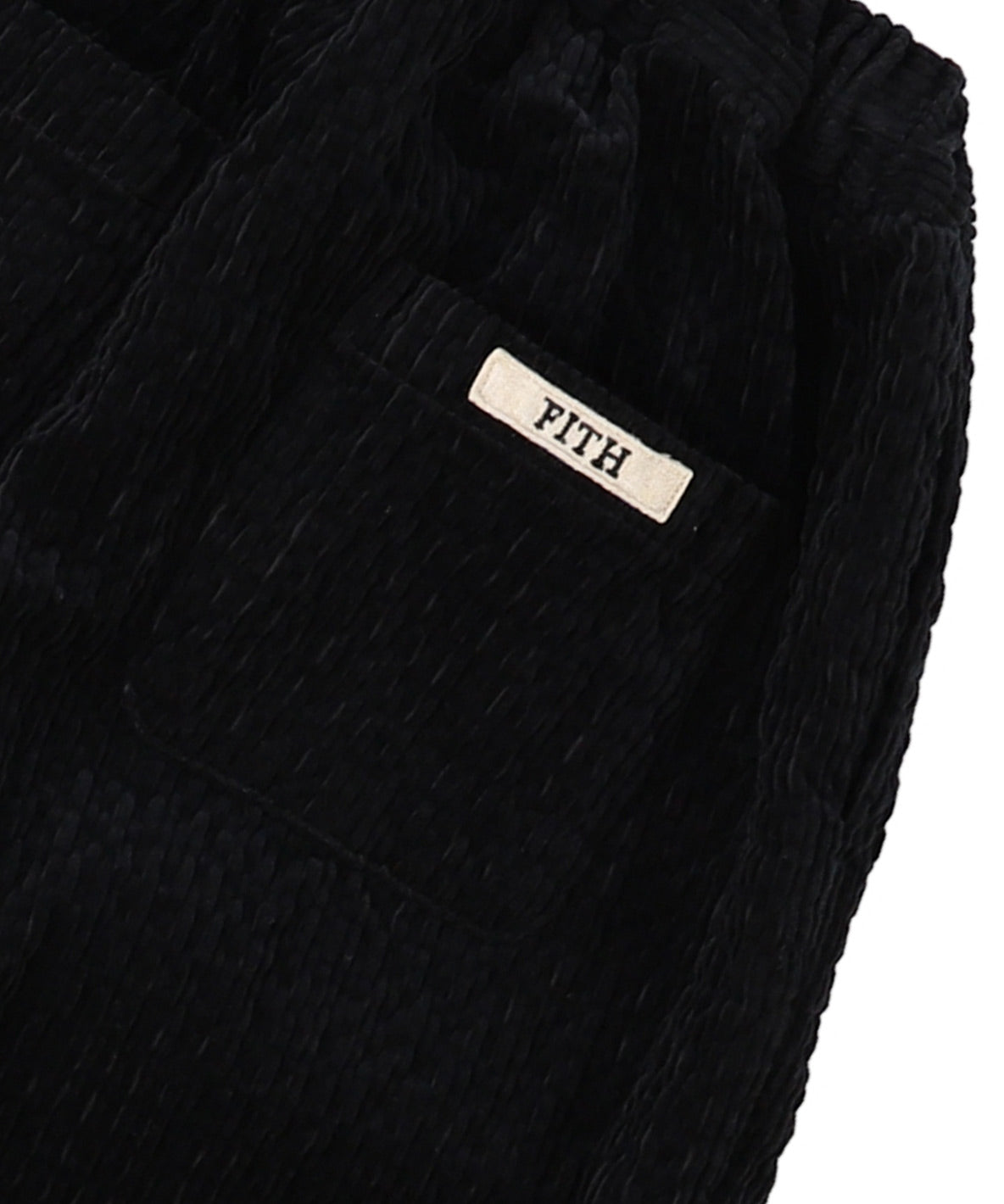 Cotton Sheersucker Corduroy Pants