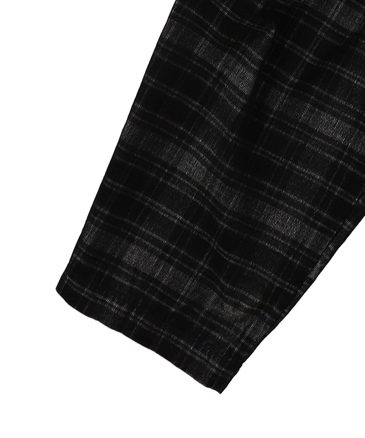 Black Corduroy Salopette Pants