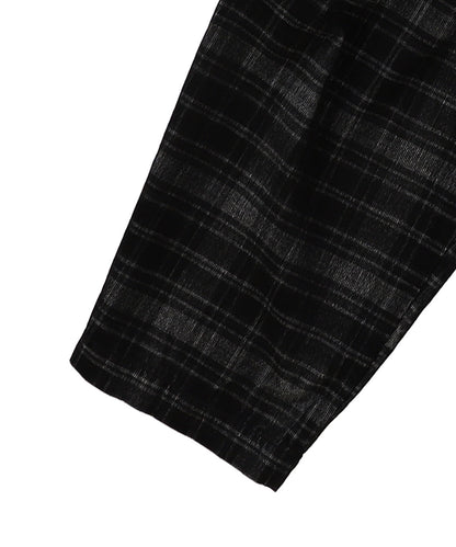 Black Corduroy Salopette Pants