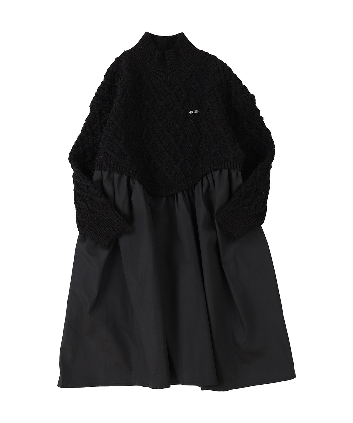Woven and Knit Dress(LADIES)