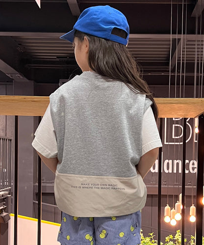 Side-opened Sweatvest