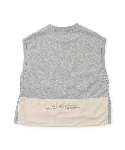 Side-opened Sweatvest