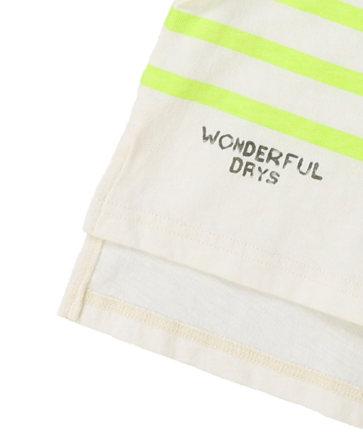 Cotton Jersey Striped and Printed Tee