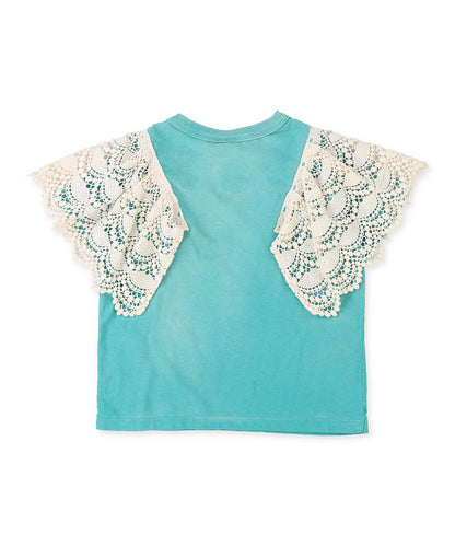 Vintage Cotton Jersey Ruffled Tee