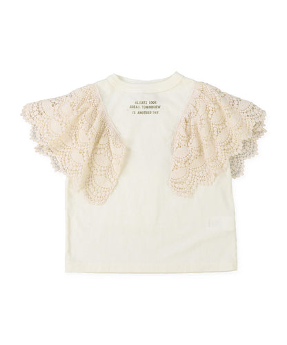 Vintage Cotton Jersey Ruffled Tee