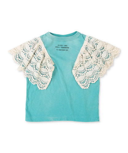 Vintage Cotton Jersey Ruffled Tee