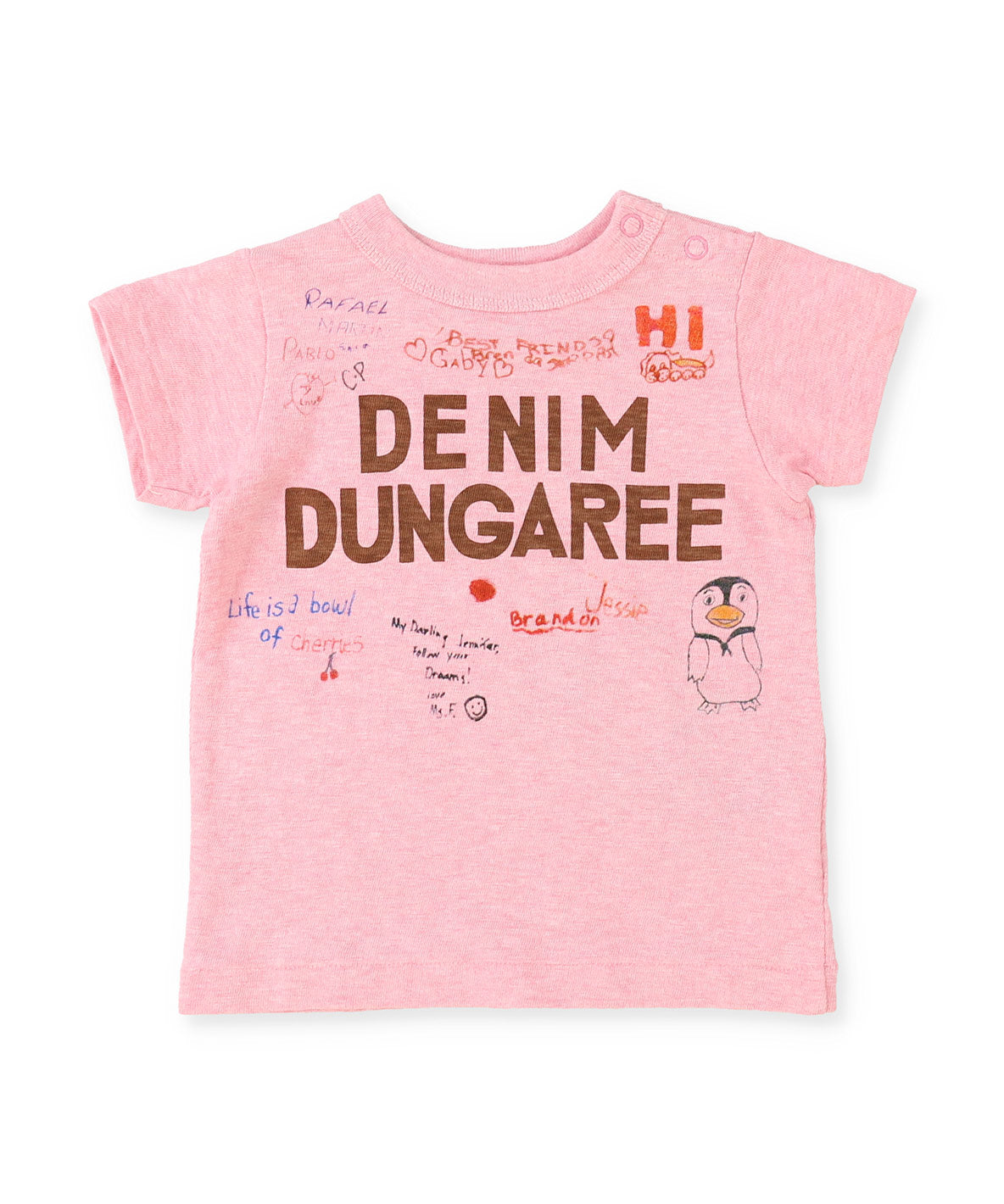DENIM DUNGAREE Baby Tee