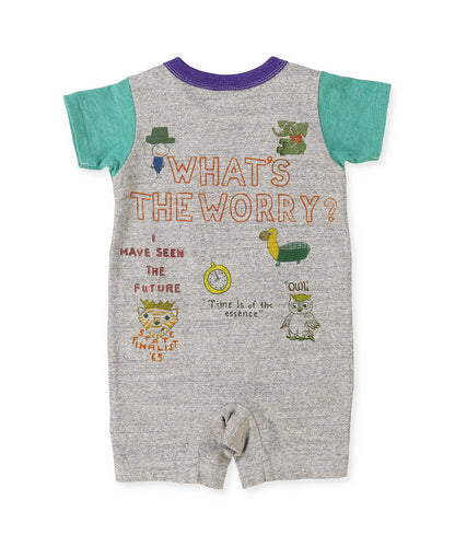 Cotton Jersey PENGUIN Baby Rompers
