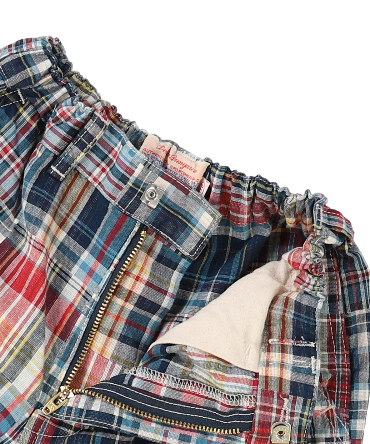 Double-weave Patchwork Shorts