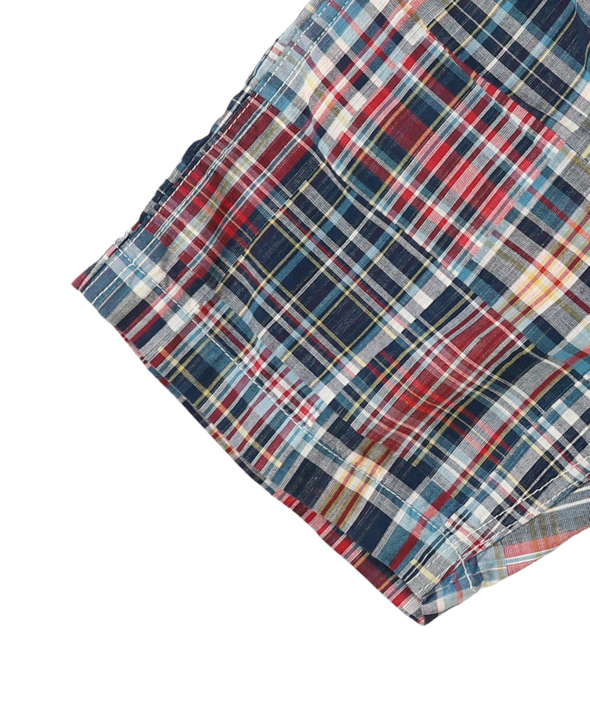Double-weave Patchwork Shorts