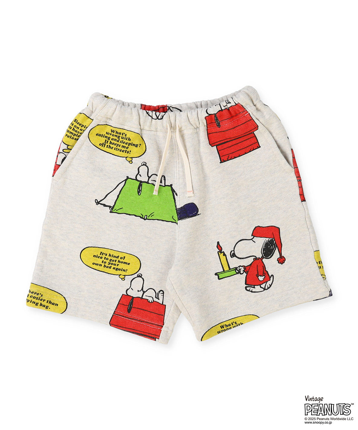SNOOPY Full-pattern Sweatshorts