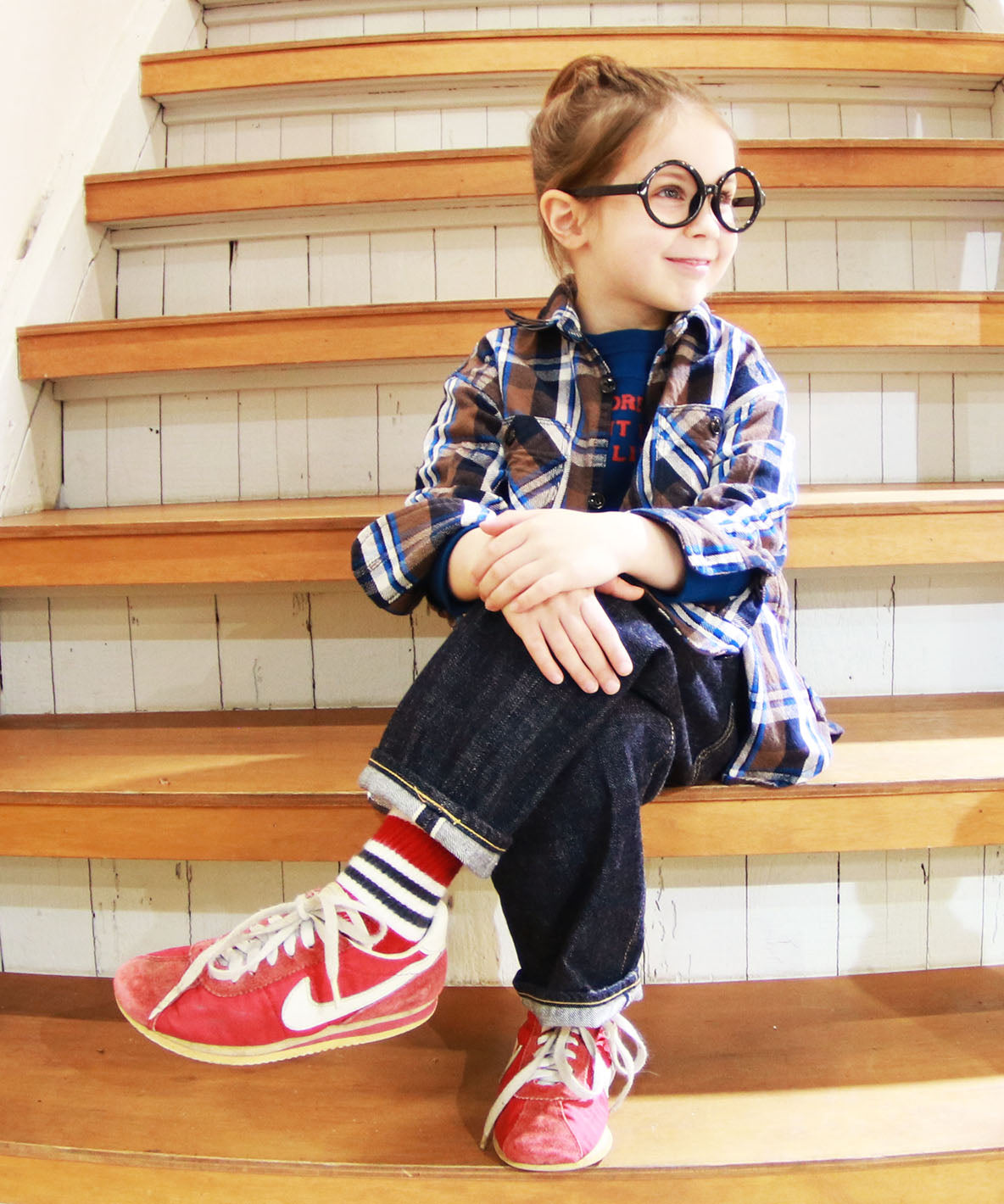 Uneven Plaid Shirt