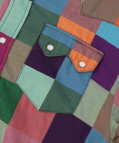 Patch Color Shirt(LADIES)
