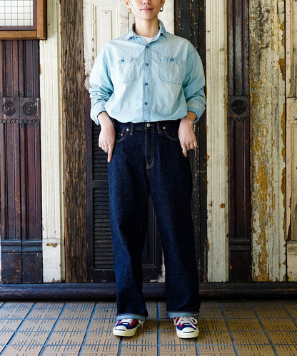 Uneven Dungaree Shirt(LADIES)