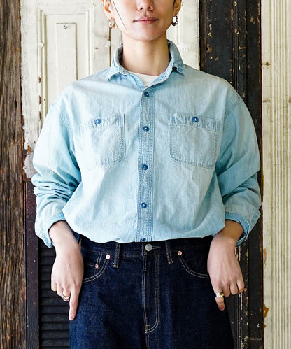 Uneven Dungaree Shirt(LADIES)