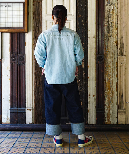 Uneven Dungaree Shirt(LADIES)