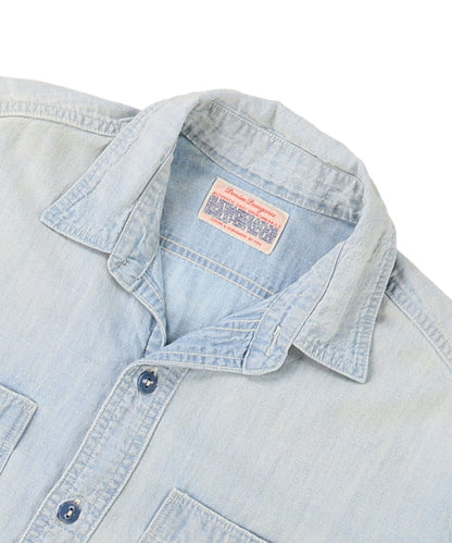 Uneven Dungaree Shirt(LADIES)