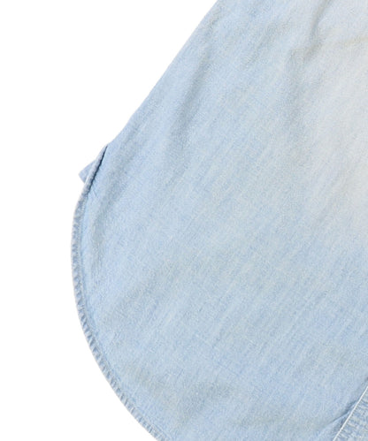 Uneven Dungaree Shirt(LADIES)
