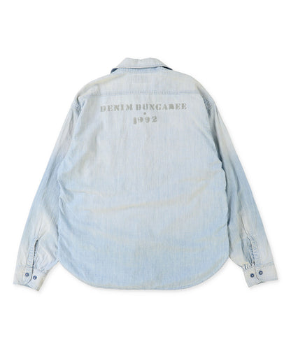Uneven Dungaree Shirt(MENS)