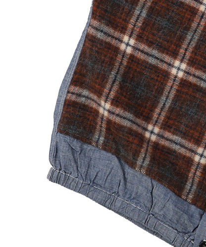 Shaggy Plaid Remake Shirt(LADIES)