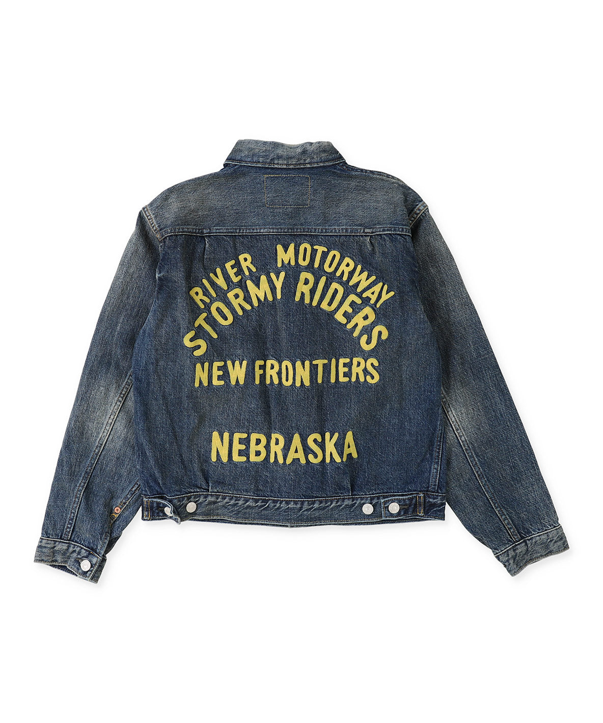 Air Denim Embroidery Jacket(LADIES)