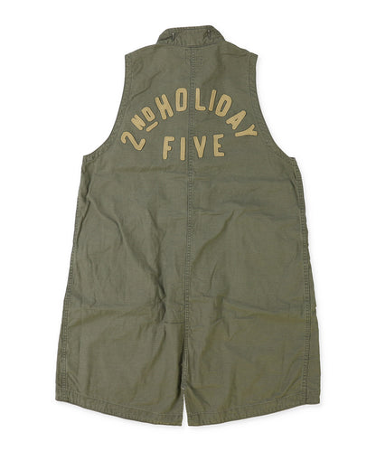 Back Satin Mods Remake Vest(LADIES)