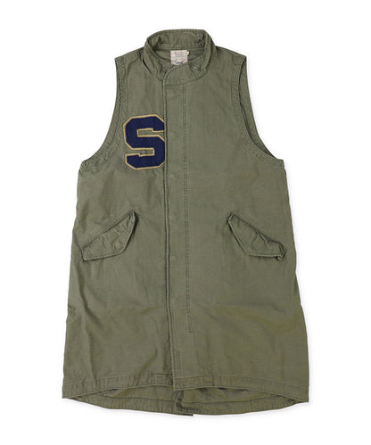 Back Satin Mods Remake Vest(LADIES)