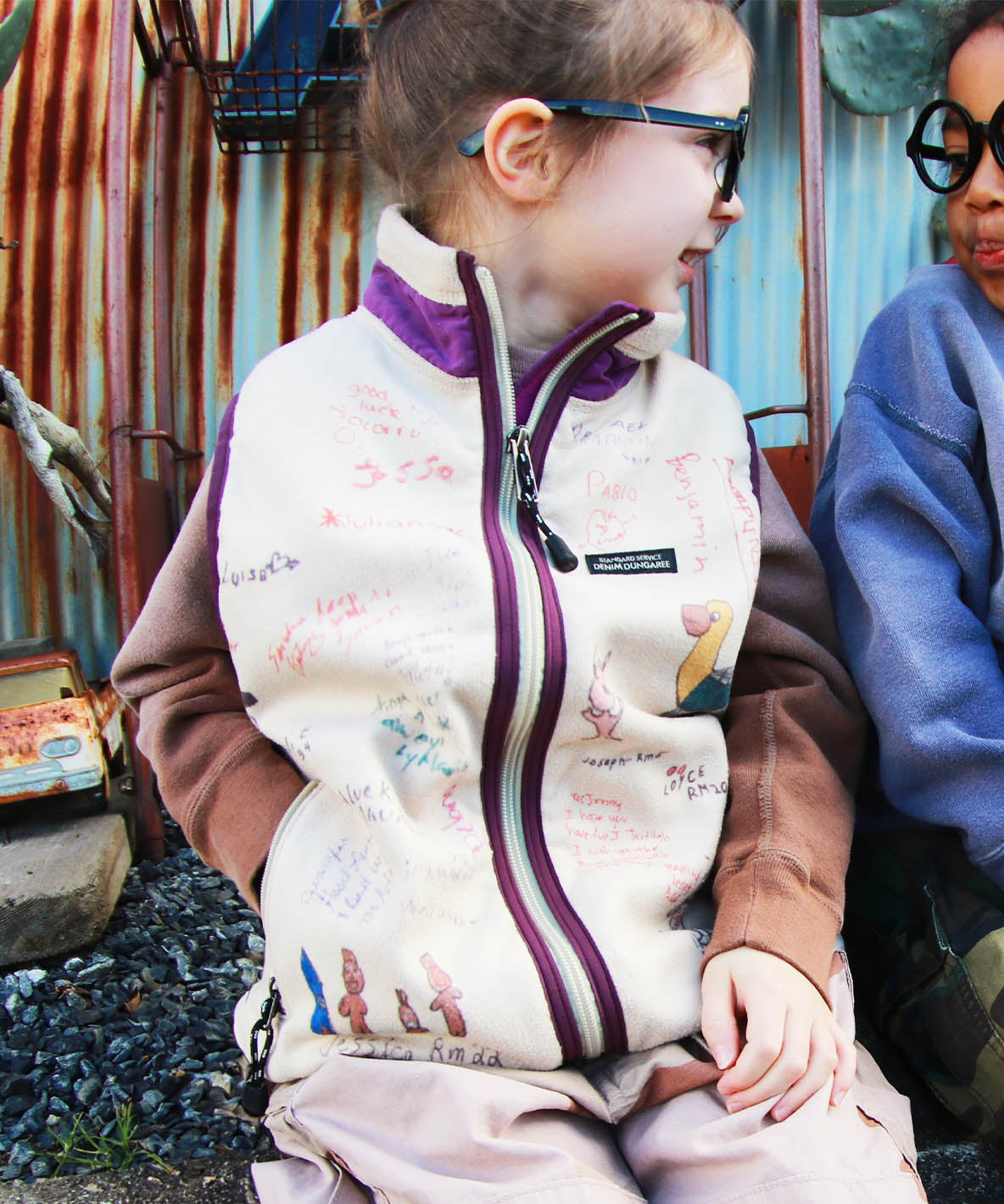 Fleece Scribble Vest