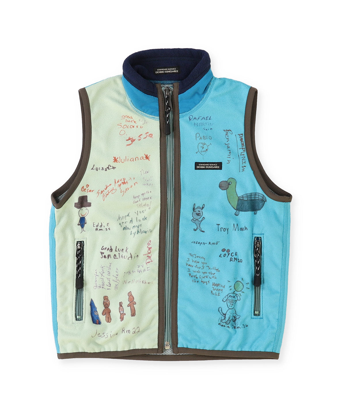 Fleece Scribble Vest