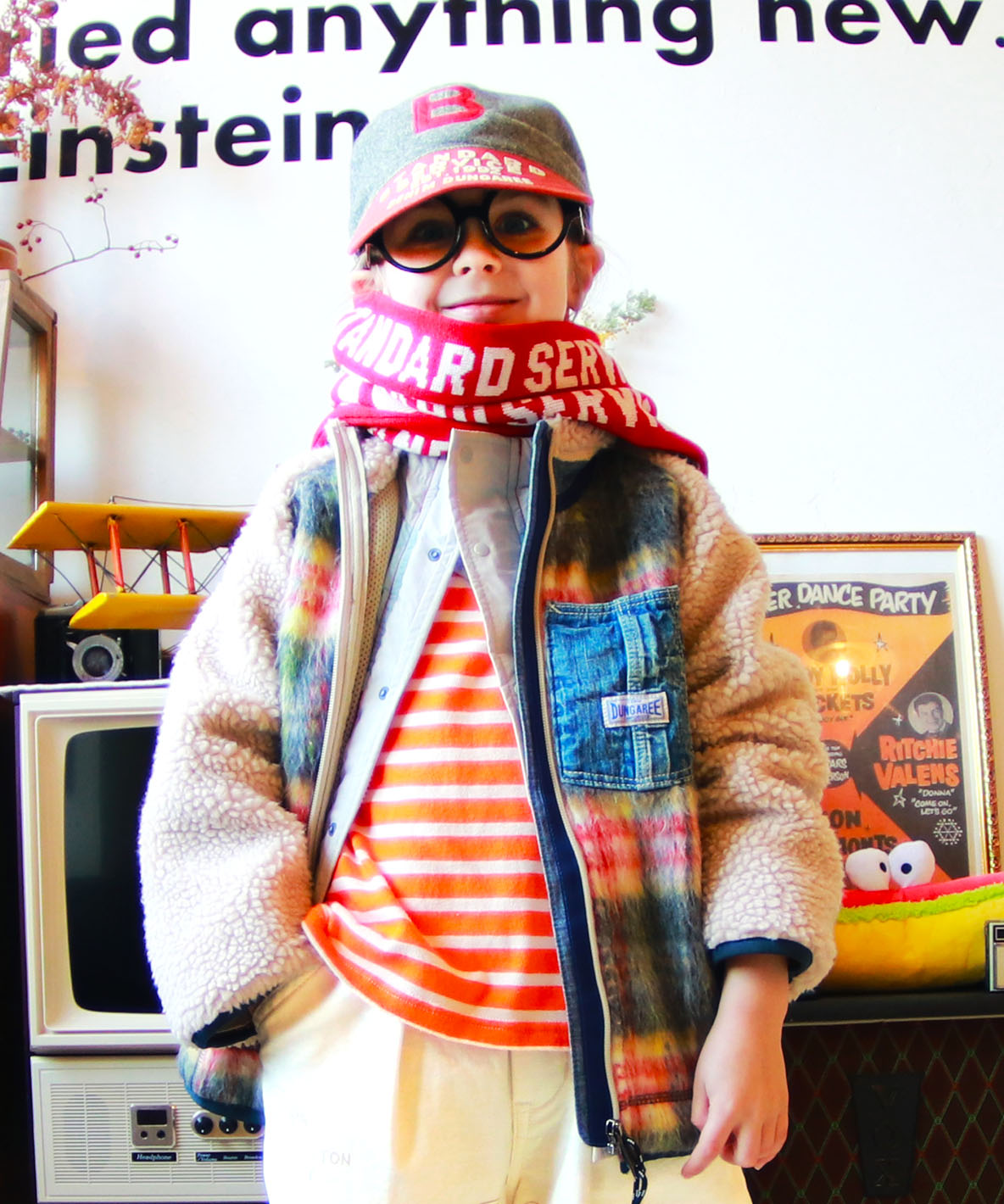 Polyester Shaggy Boa Jacket
