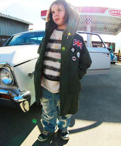 CARINATAM Grunge Style Pullover
