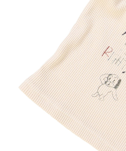 Waffle Scribble Long Sleeve Tee