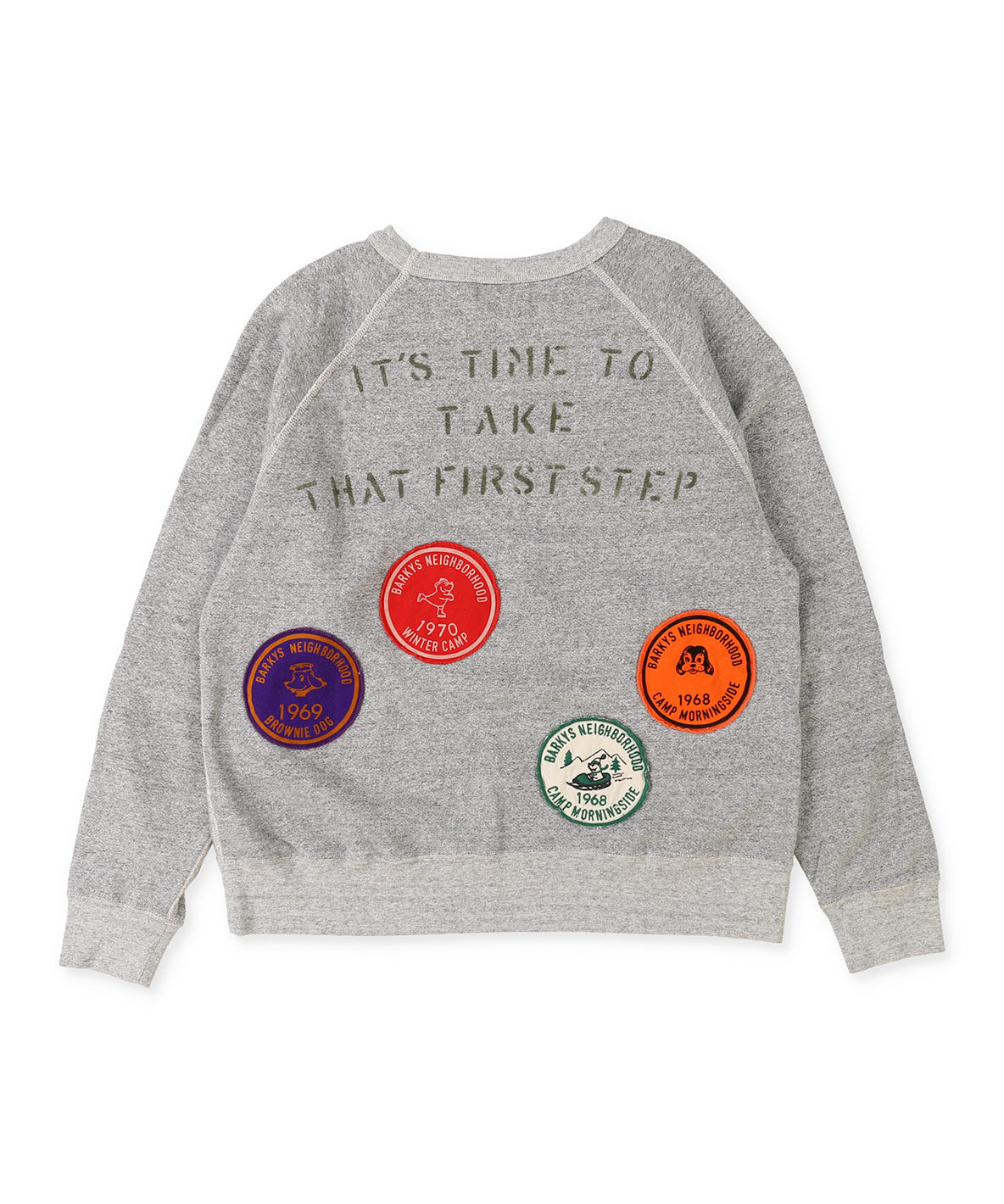 Vintage Fleece Patch Sweatshirt(LADIES)