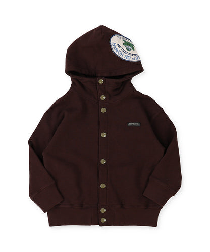 Patch Sweat Hoodie Jacket