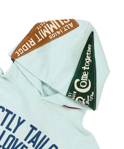 Pennant Sweat Hoodie(LADIES)