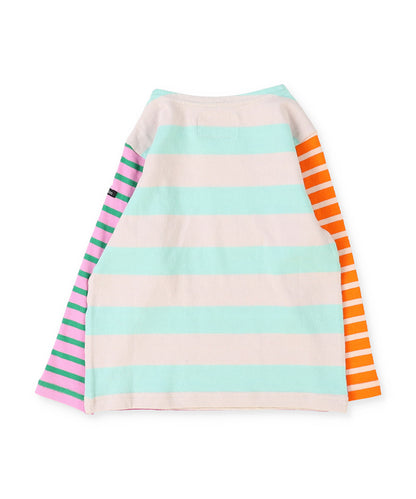 Striped Boat Neck Long Sleeve Tee