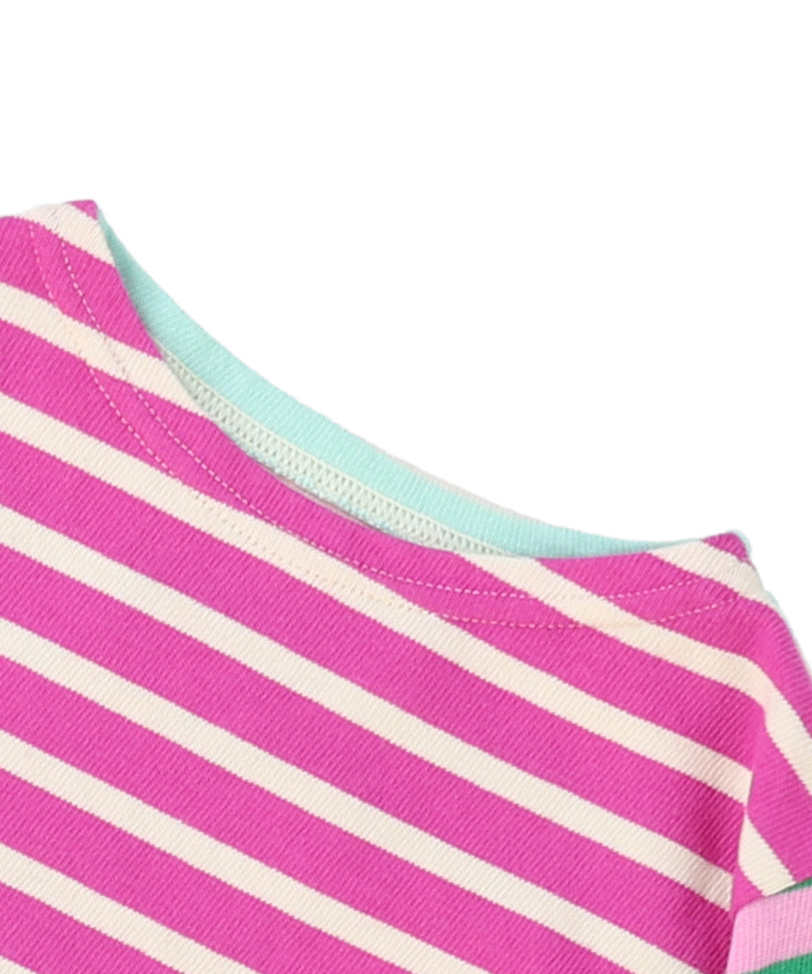 Striped Boat Neck Long Sleeve Tee