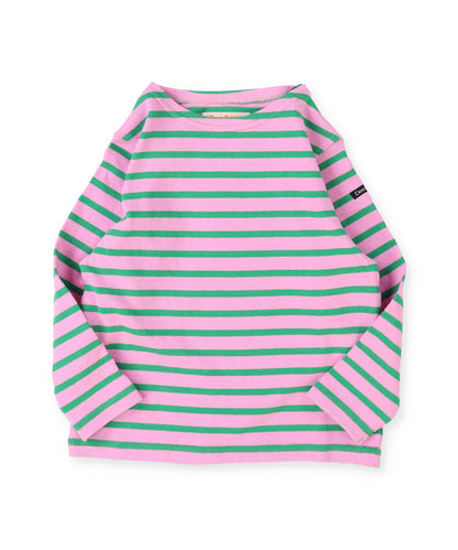 Striped Boat Neck Long Sleeve Tee