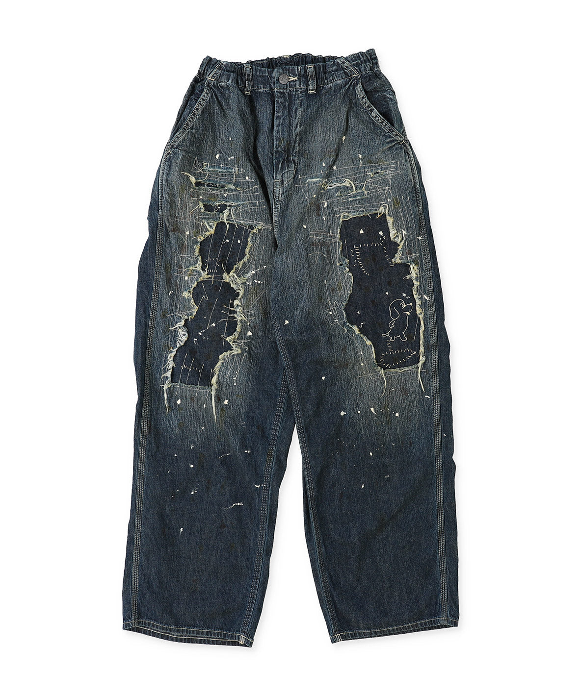 8oz Denim Remake Easy Pants(LADIES)