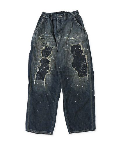 8oz Denim Remake Easy Pants(LADIES)