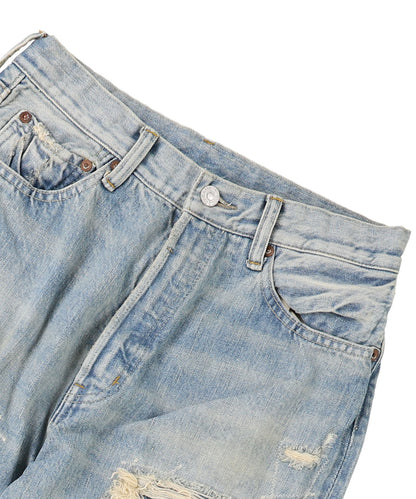 12ozHOME MADE Denim Grunge Style Pants(LADIES)