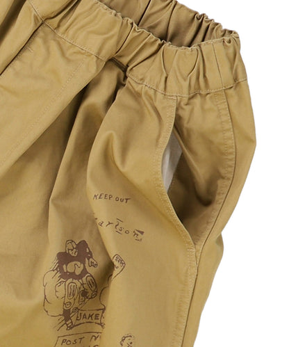 Compact Chino Gaucho Pants(LADIES)