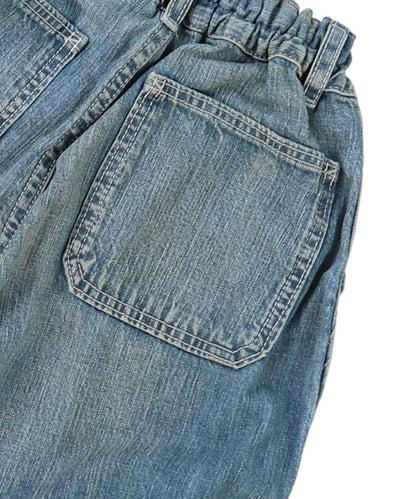 8oz Denim Scribble Balloon Pants