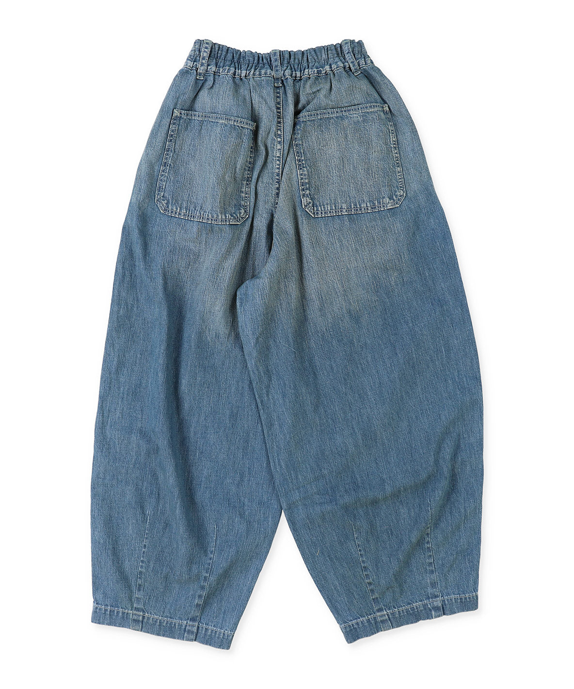 8oz Denim Scribble Balloon Pants(LADIES)