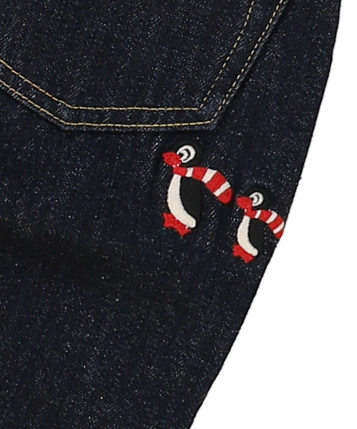 Wool-lining Denim Easy Pants