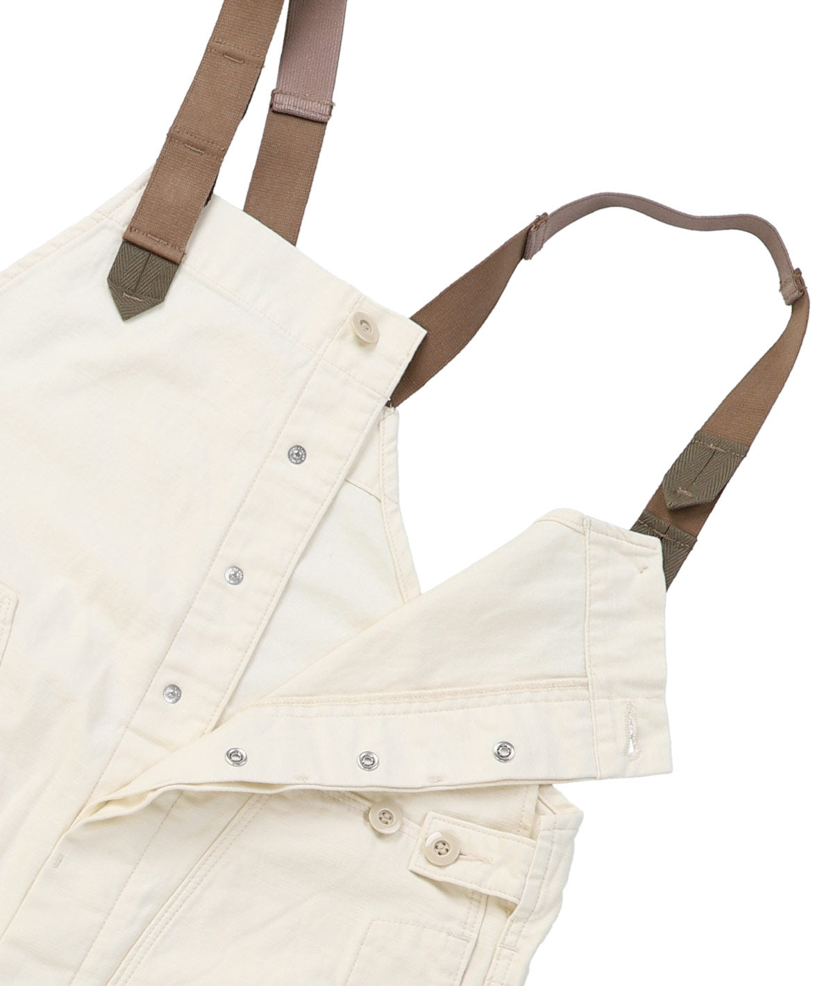 Military Back Satin Overalls(LADIES)